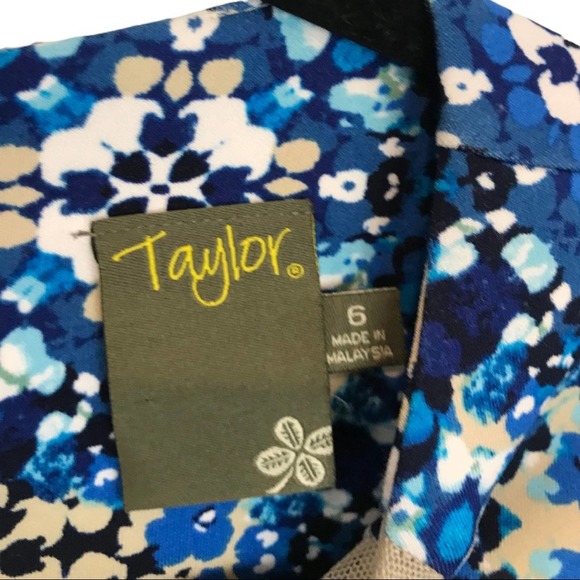 Taylor Sheath Floral Dress  Sz 6 - Picture 5 of 8